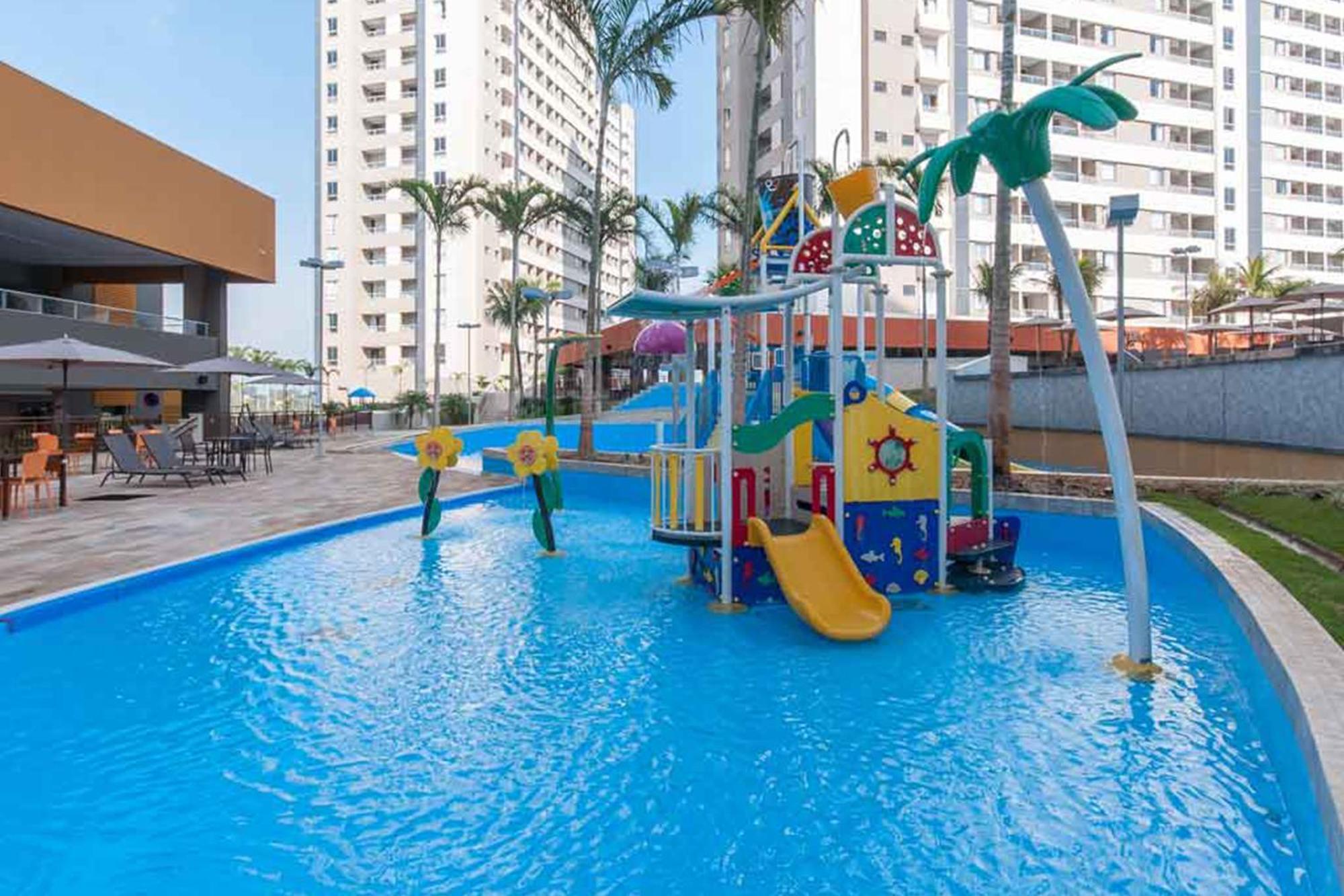Apartamento Confortável com muita diversão em Olímpia Esterno foto