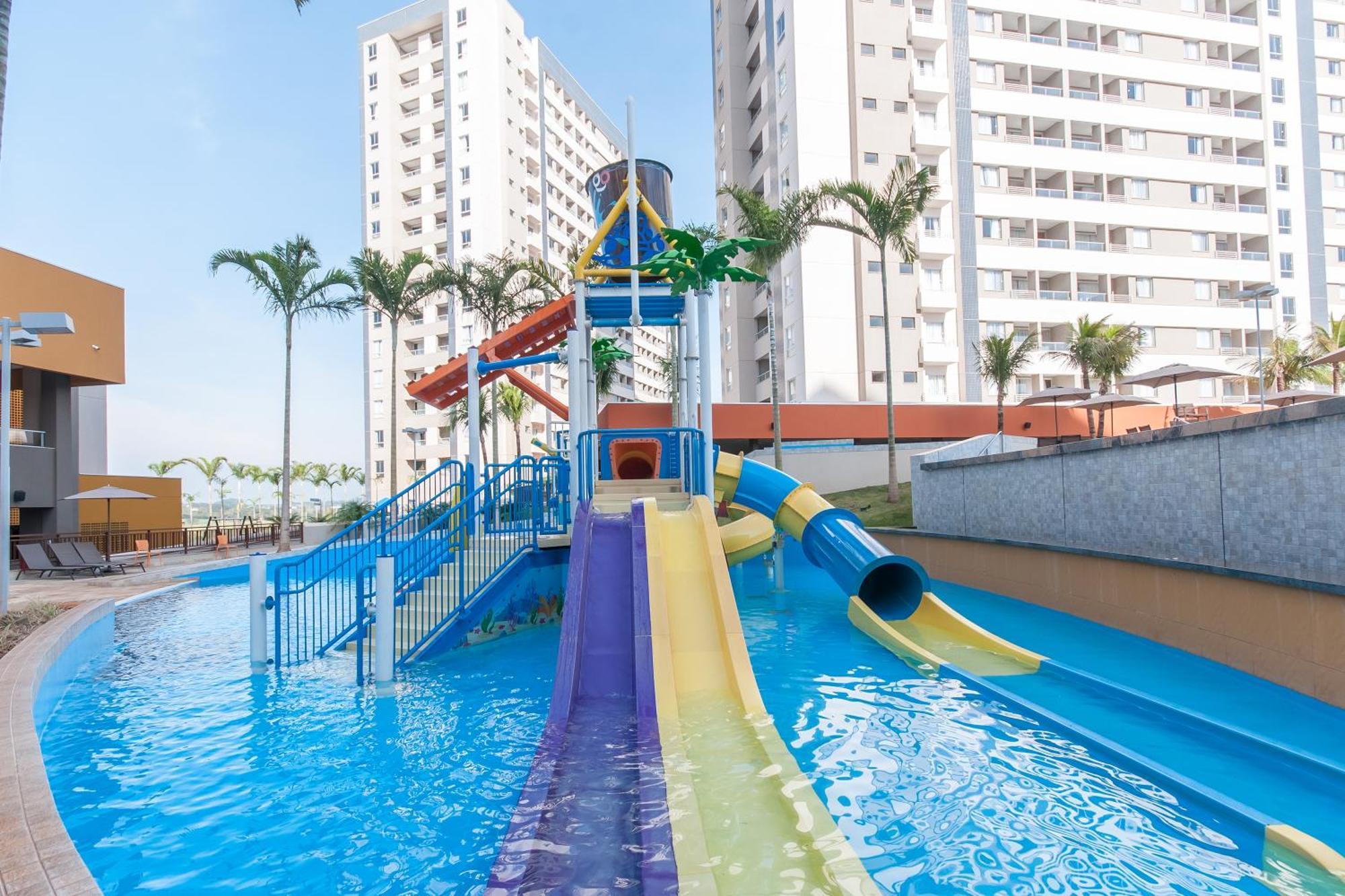Apartamento Confortável com muita diversão em Olímpia Esterno foto