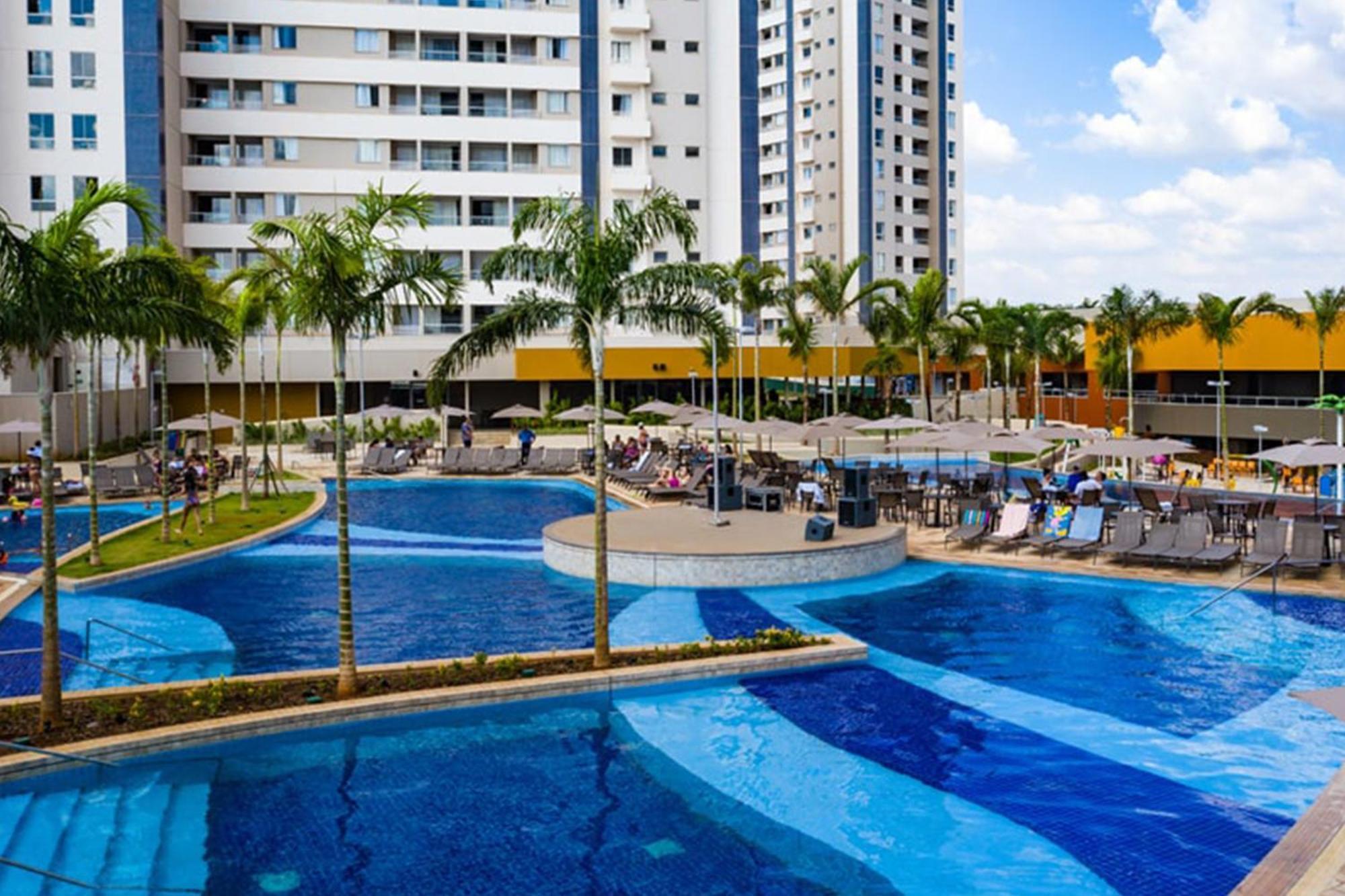Apartamento Confortável com muita diversão em Olímpia Esterno foto