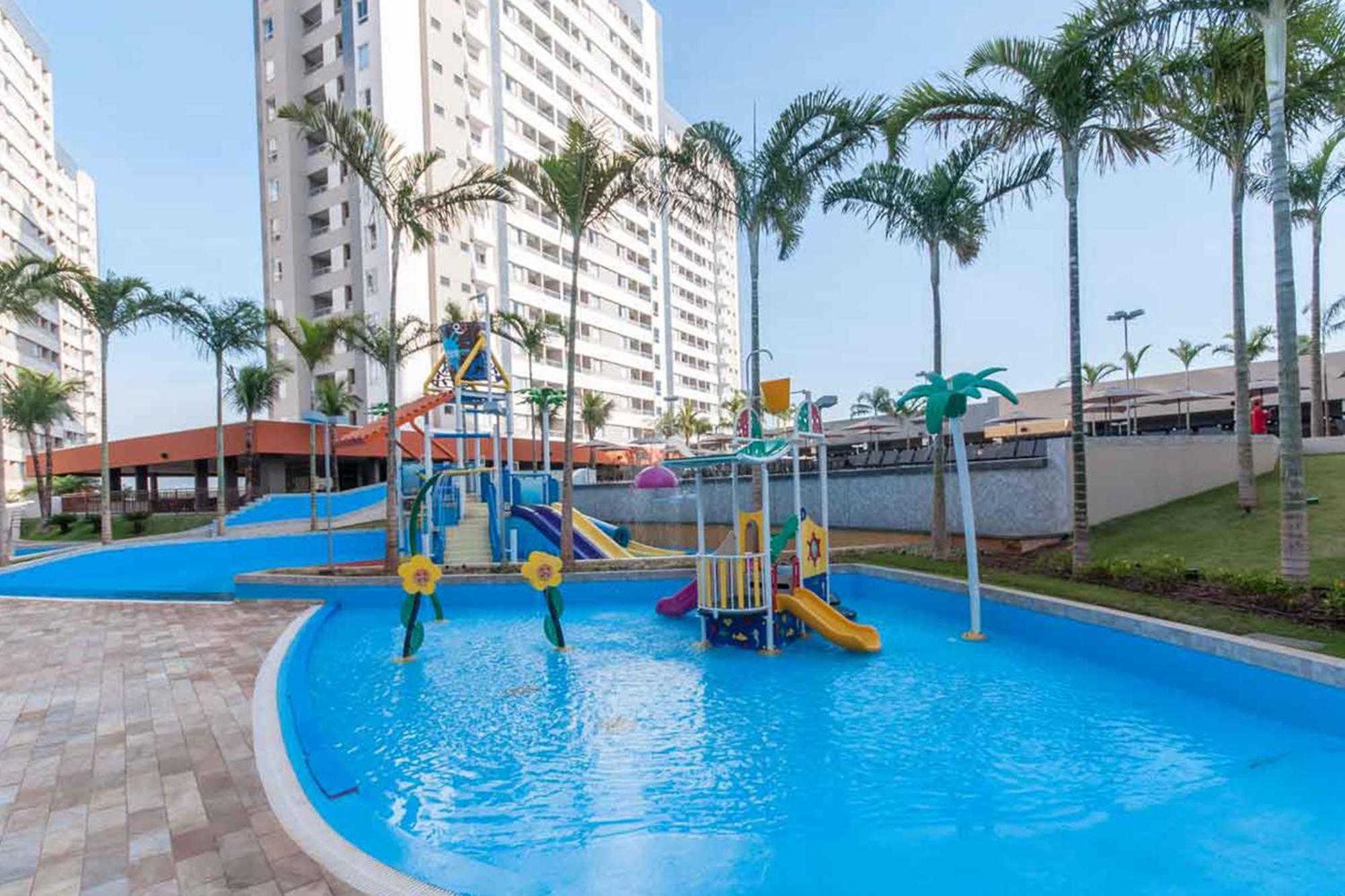 Apartamento Confortável com muita diversão em Olímpia Esterno foto
