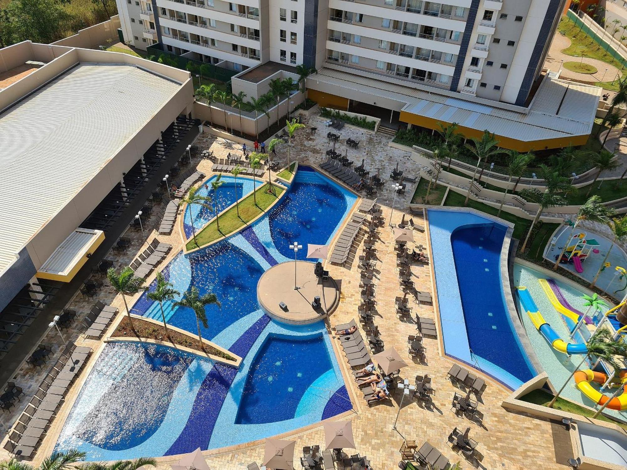 Apartamento Confortável com muita diversão em Olímpia Esterno foto