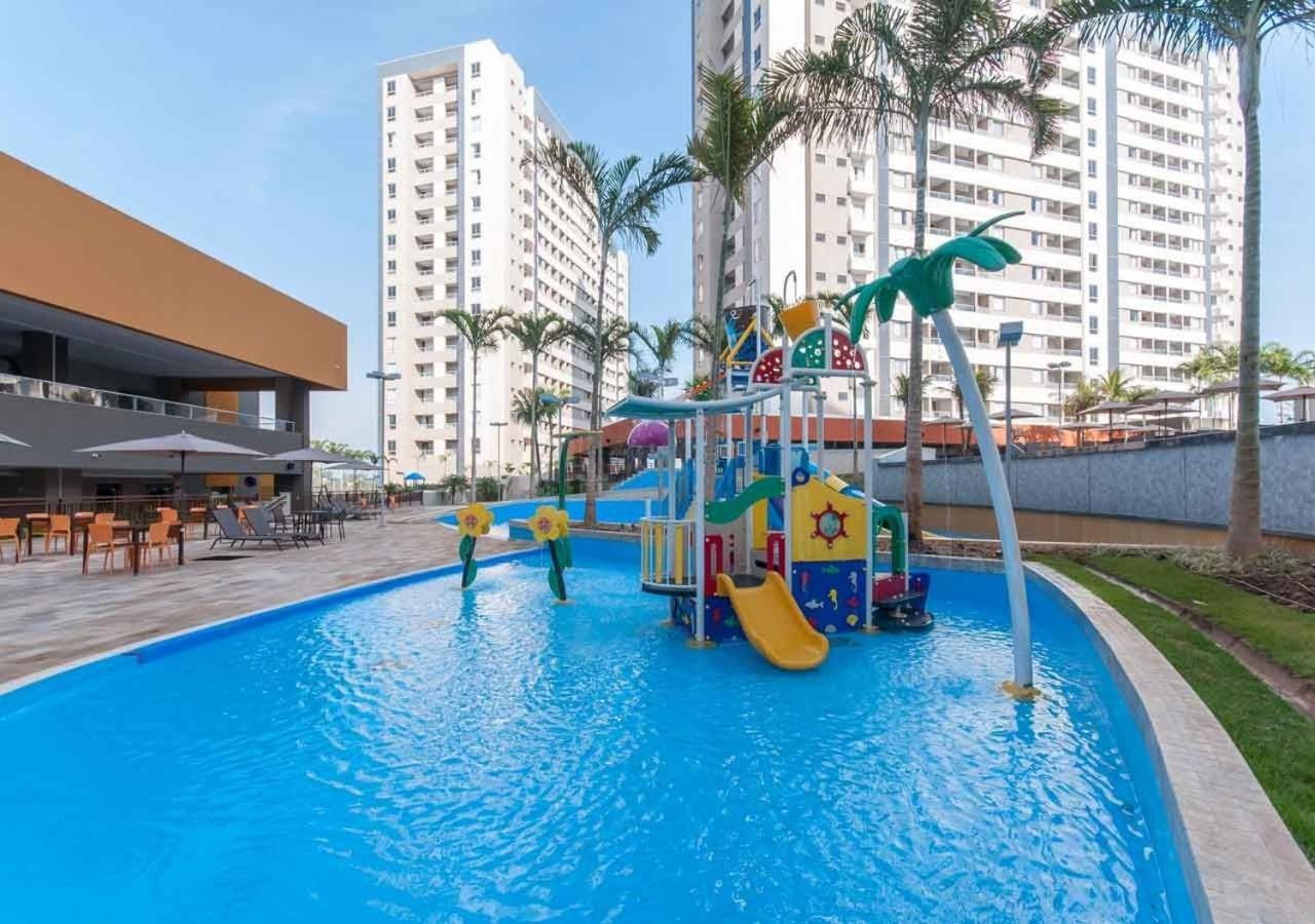 Apartamento Confortável com muita diversão em Olímpia Esterno foto